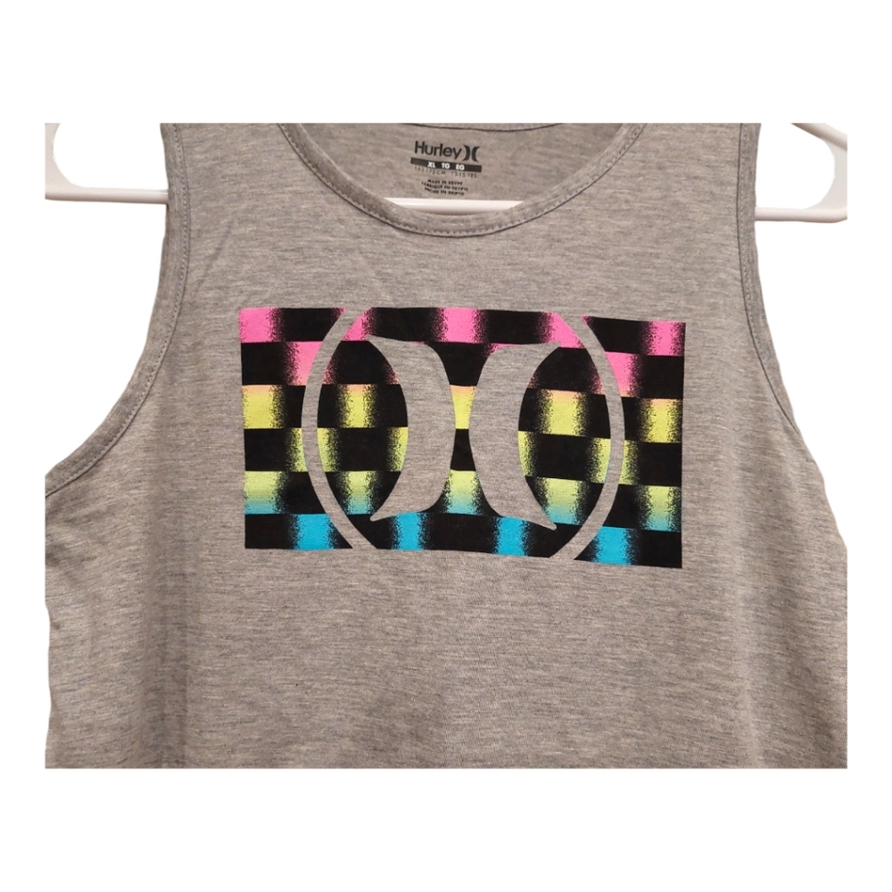 Hurley Teen Boys XL Rainbow Tanktop - Picture 2 of 5